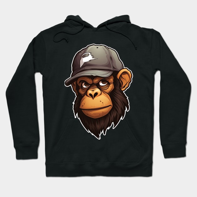 Chimp 4 Life Hoodie by obstinator